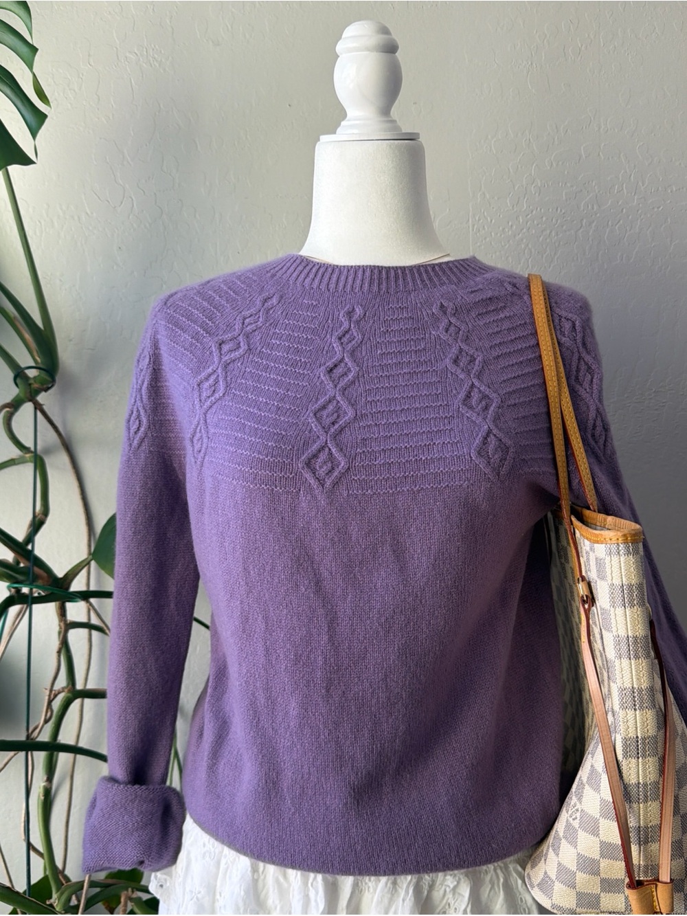 Plain Goods Merino Wool & Cashmere Sweater. Made in Italy.